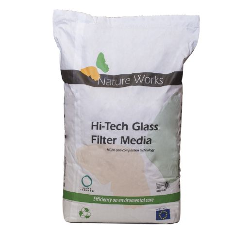 Staklena filterska ispuna 0,6 - 0,8 mm / 20 kg