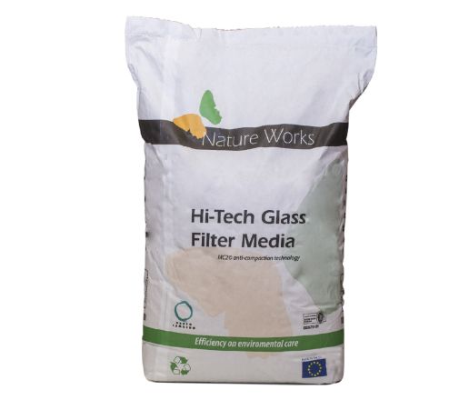 Staklena filterska ispuna 0,6 - 0,8 mm / 20 kg