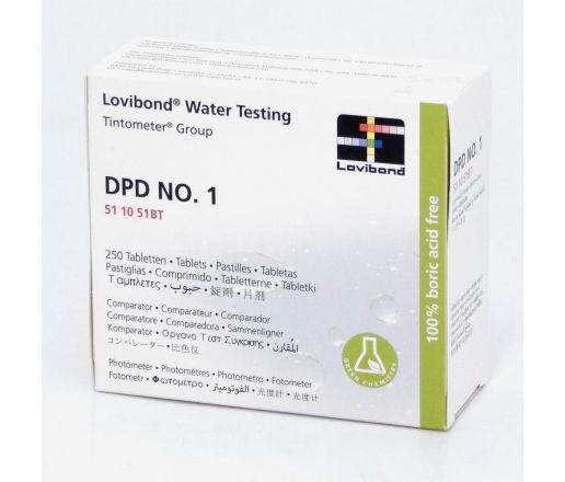 Reagens tablete DPD No.1 za mjerenje slobodnog klora (Scuba II / Photometer), kutija 250 kom