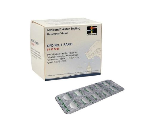 DPD-1 RAPID tablete za Pooltester Chlorine - pH LR, kutija 500 kom