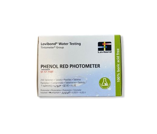 Reagens tablete PHENOLRED za mjerenje pH vrijednosti bazenske vode (Scuba II / Photometer), kutija 250 kom