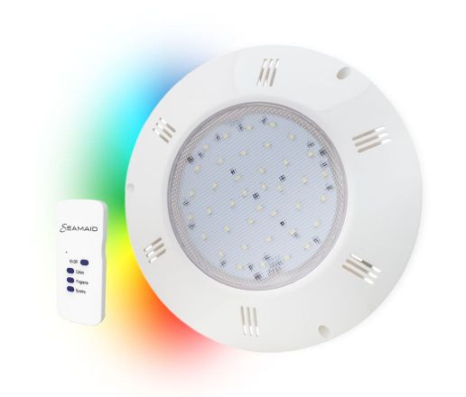 LED reflektor, flat, RGB, 16 W [SEAMAID]