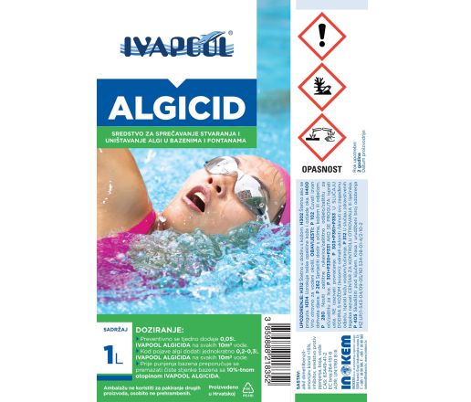IVAPOOL Algicid za bazene i fontane - pakiranje 1 lit