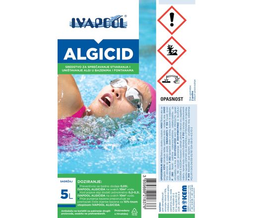 IVAPOOL Algicid za bazene i fontane - pakiranje 5 lit