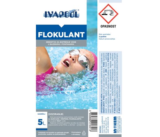 IVAPOOL Flokulant za bazene i fontane - pakiranje 5 lit