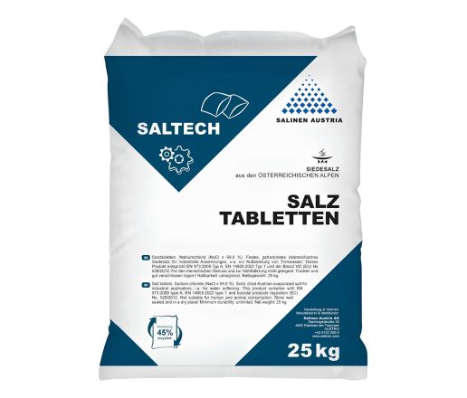 Tabletirana sol 25 kg, NaCl ≥99,9% Salinen Austria