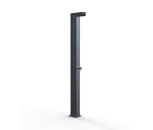 Solarni tuš ANGEL, sivi aluminij, spremnik 30 litara